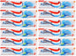 12 AQUAFRESH FRESH & MINTY All in One Protection Family Toothpaste 100ml