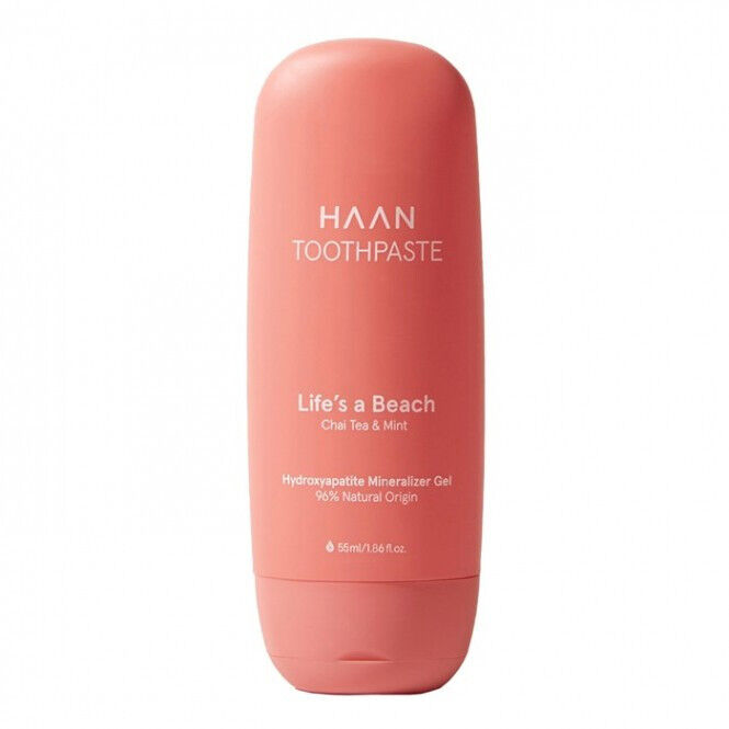 3 HAAN LIFE'S A BEACH Chai Tea & Mint Mineralizer Gel Toothpaste 55ml