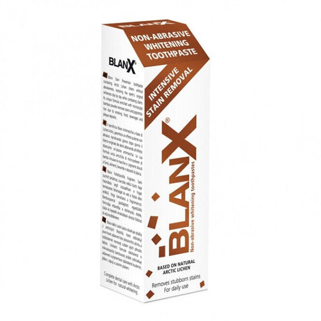 3 BLANX Non-Abrasive Whitening Toothpaste Intense Stain Removal 75ml