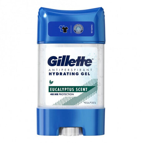 3 GILLETTE EUCALYPTUS Antiperspirant Hydrating Gel Stick 48h Protection 70ml