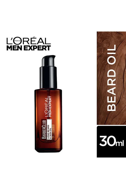 L'OREAL MEN EXPERT BarberClub Long Beard & Skin Oil 30ml 1 fl.oz.