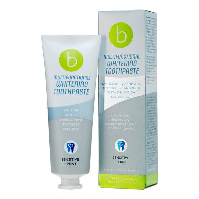 2 BECONFIDENT Multifunctional Whitening Sensitive Mint Toothpaste 75ml 2.5fl. oz