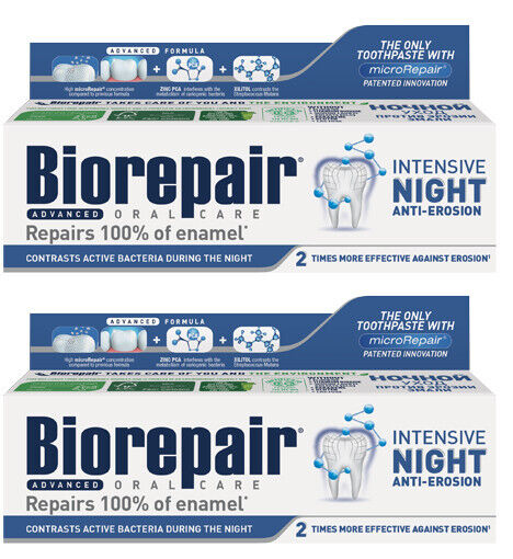 2 BIOREPAIR INTENSIVE NIGHT ANTI-EROSION Toothpaste 75ml 2.5fl. oz