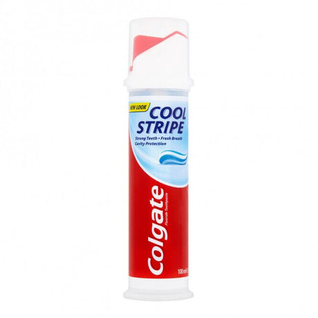 2 COLGATE COOL STRIPE Cavity Protection Pump Toothpaste 100ml 3.4fl. oz