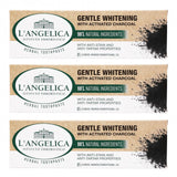 3 L'ANGELICA Gentle Whitening Toothpaste with Activated Charcoal 75ml 2.5fl. oz