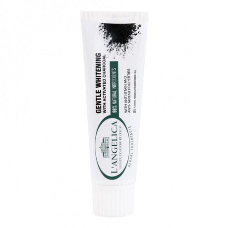 3 L'ANGELICA Gentle Whitening Toothpaste with Activated Charcoal 75ml 2.5fl. oz
