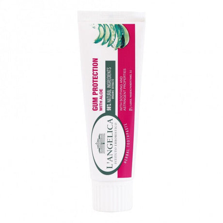 3 L'ANGELICA Herbal Gum Protection Toothpaste with Aloe 75ml 2.5fl. oz