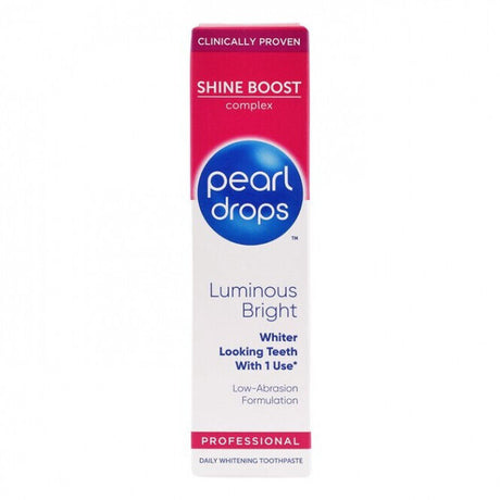 3 PEARL DROPS Shine Boost Professional Daily Whitening Toothpaste 75ml