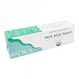 3 RADIUS Mint Aloe Neem Organic Daily Toothpaste for Sensitive Teeth 85g 3oz