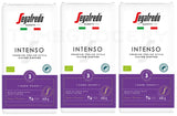 3 SEGAFREDO INTENSO Premium Italian Style Filter Coffee Dark Roast 450g 16oz
