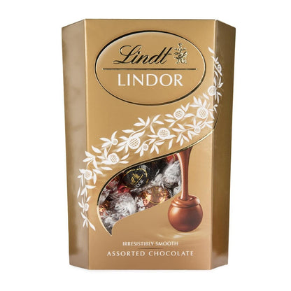 3 LINDT LINDOR Assorted Chocolate Balls with Cream Filling 200g 7.06oz
