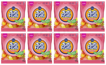 8 FAZER TUTTI FRUTTI Passion Fruit Flavor Gummy Candy Party Sweets 180g 6.3oz