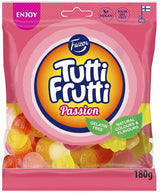 8 FAZER TUTTI FRUTTI Passion Fruit Flavor Gummy Candy Party Sweets 180g 6.3oz