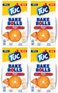 4 TUC BAKE ROLLS Pizza Flavor Oven Baked Bread Bites Snacks 80g 2.8oz