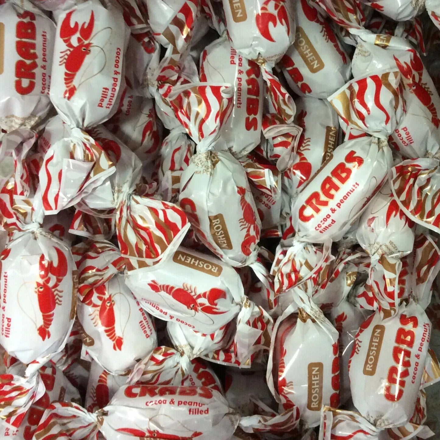 ROSHEN CRABS Caramel Candy Party Candies Ukrainian Sweets 1kg (35oz)