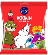 FAZER MOOMIN Lollipop Mix Fruit Flavor Assorted Party Sweets Candy 120g 4.2oz
