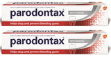 3 PARODONTAX WHITENING Daily Toothpaste Helps Stop Bleeding Gums 75ml