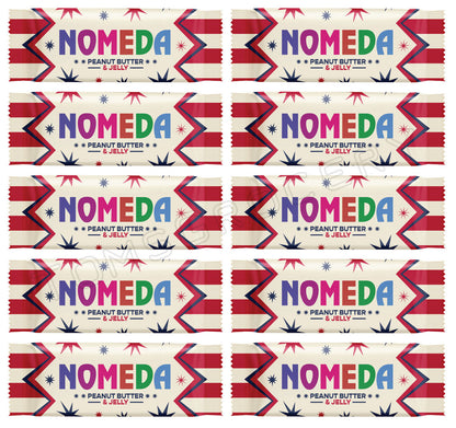 10 NOMEDA PEANUT BUTTER JELLY Chocolate Candy Bars NEW 40g 1.4oz