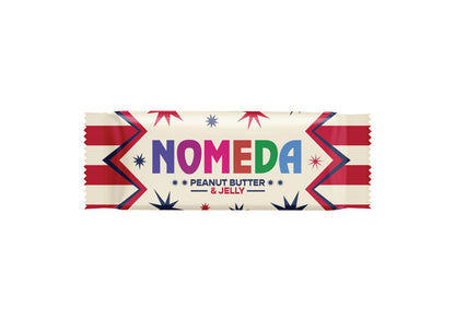 10 NOMEDA PEANUT BUTTER JELLY Chocolate Candy Bars NEW 40g 1.4oz