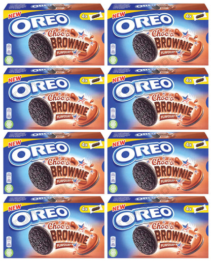 8 OREO CHOCO BROWNIE Flavor Sandwich Cookies Bisquits Snacks 176g 6.2oz