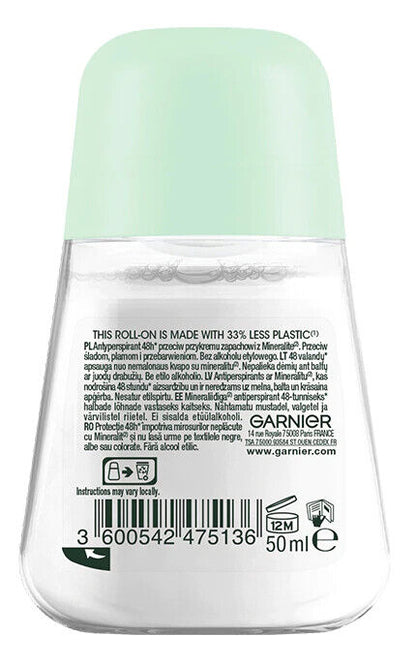 10 GARNIER INVISIBLE PROTECTION 48h Anti Marks Roll On Anti-Perspirant 50ml