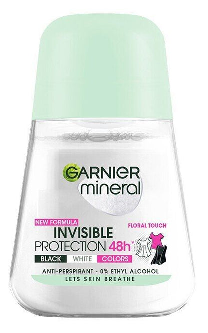 10 GARNIER INVISIBLE PROTECTION 48h Anti Marks Roll On Anti-Perspirant 50ml