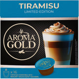3 Boxes AROMA GOLD TIRAMISU Flavor Dolce Gusto Coffee Capsules (48 cups total)