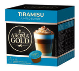 3 Boxes AROMA GOLD TIRAMISU Flavor Dolce Gusto Coffee Capsules (48 cups total)