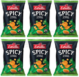 6 ESTRELLA SPICY Cheese & Jalapeno Flavor Potato Chips 115g 4oz