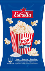 8 BAGS ESTRELLA Microwave Pop Corn Bundle Party Snacks 90g 3.2oz