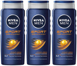 3 NIVEA MEN SPORT 24h Fresh Effect Revitalizing Shower Gel with Minerals 500ml