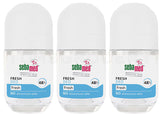 3 SEBAMED Sensitive Skin Fresh Deo 48h Protection Antiperspirant Roll On 50ml