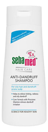 SEBAMED ANTI-DANDRUFF SHAMPOO for Oily Hair Relieves Itching 200ml 6.7 fl. oz.