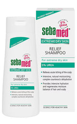 SEBAMED RELIEF SHAMPOO for Extreme Dry Hair Allergy Friendly 200ml 6.7 fl. oz.