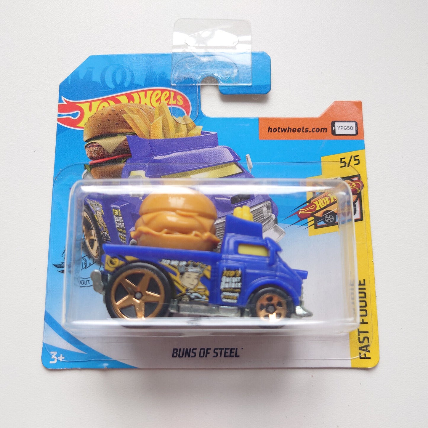 HOT WHEELS Treasure Hunt BUNS OF STEEL Fast Foodie 2020 Sealed Blister