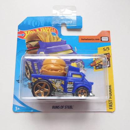 HOT WHEELS Treasure Hunt BUNS OF STEEL Fast Foodie 2020 Sealed Blister