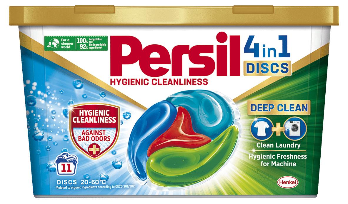 PERSIL 4in1 DISCS ANTI ODOR Hygienic Cleanliness Capsules Laundry Detergent