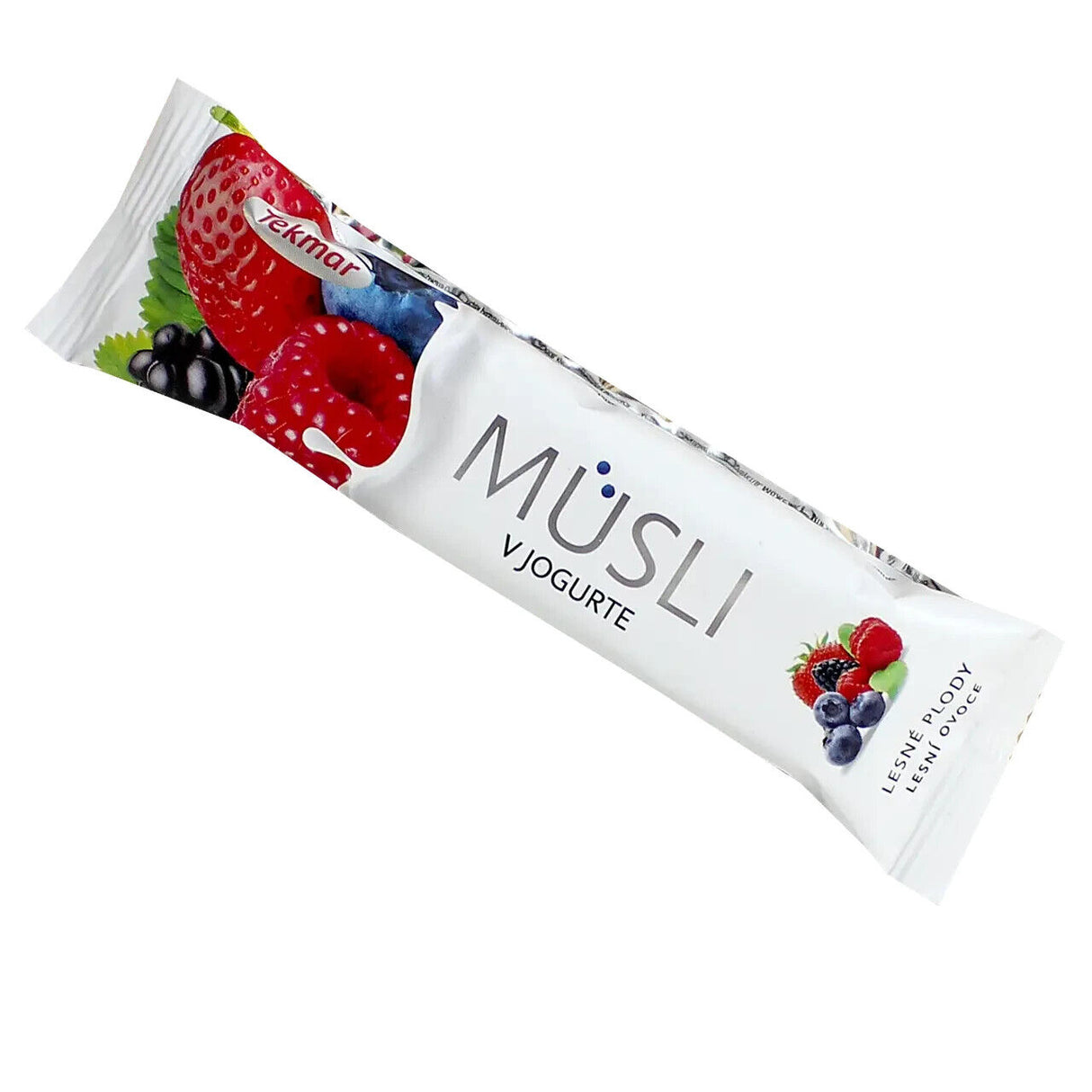 24 TEKMAR MUSLI Forest Fruit & Yogurt Breakfast Cereal Bars Snacks 30g 1.05oz