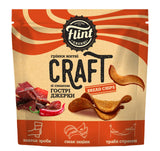 4 FLINT CRAFT SPICY JERKY Bread Chips Baked Bread Crisps Beer Snacks 90g 3.1oz