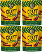 4 FLINT CRAFT CABANOSSI & MUSTARD Flavor Bread Bars Crisps Snacks 90g 3.1oz