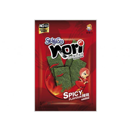 SELECO NORI Crispy Seaweed Snack Spicy Flavor Gluten Free 36g 1.27oz
