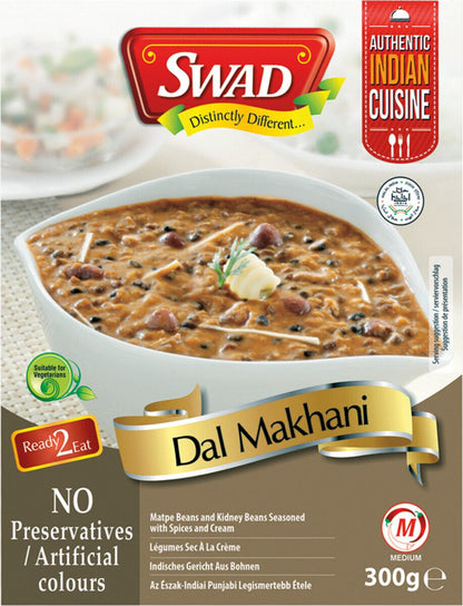 SWAD DAL MAKHANI Ready To Eat Meal Matpe Beans with Spices & Cream 300g 10.5oz