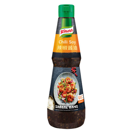 KNORR SAMBAL MANIS Chili Soy Sauce Bottle For Asian Dishes 1L 33.8 fl. oz.