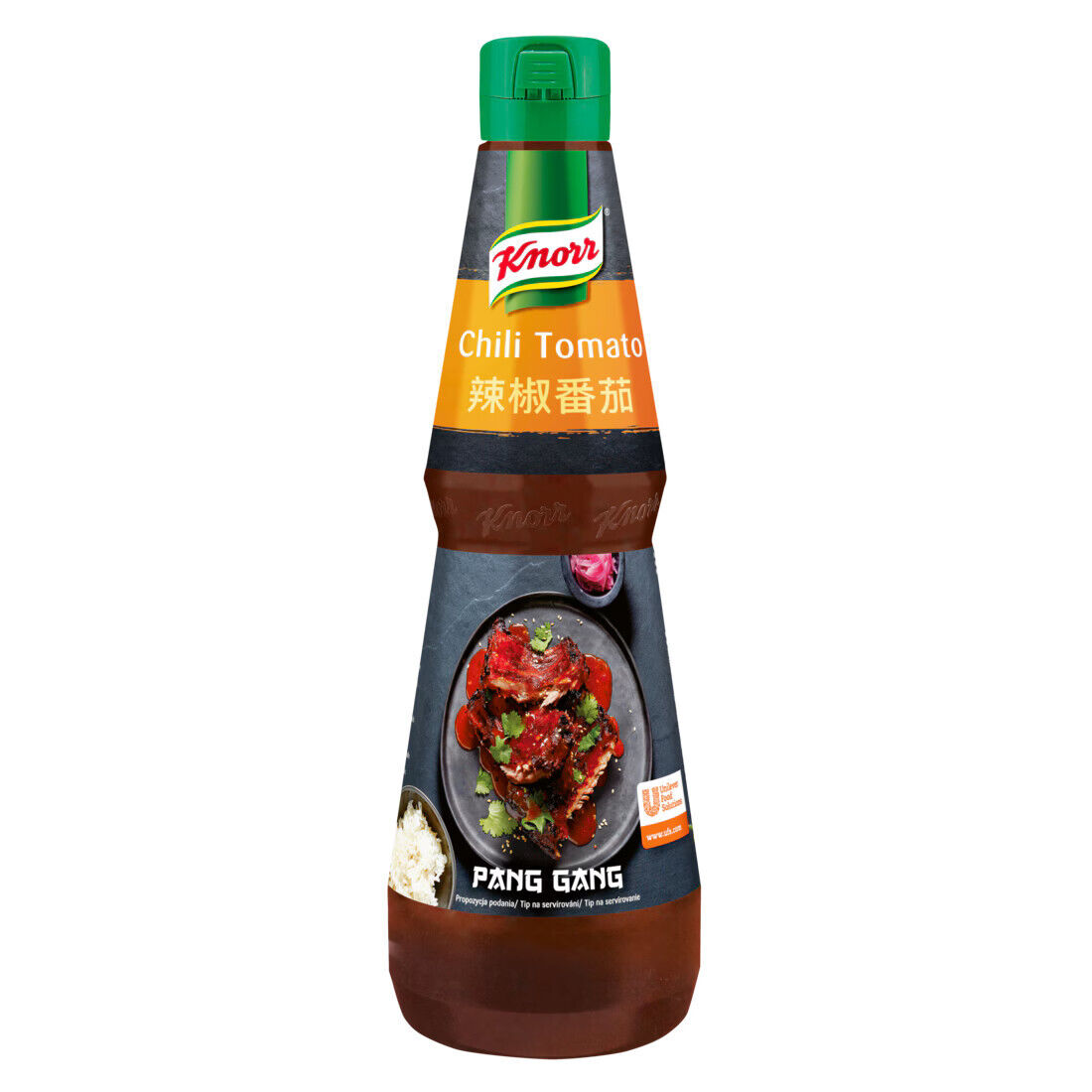 KNORR PANG GANG Chili Tomato Sauce Bottle For Asian Dishes 1L 33.8 fl. oz.