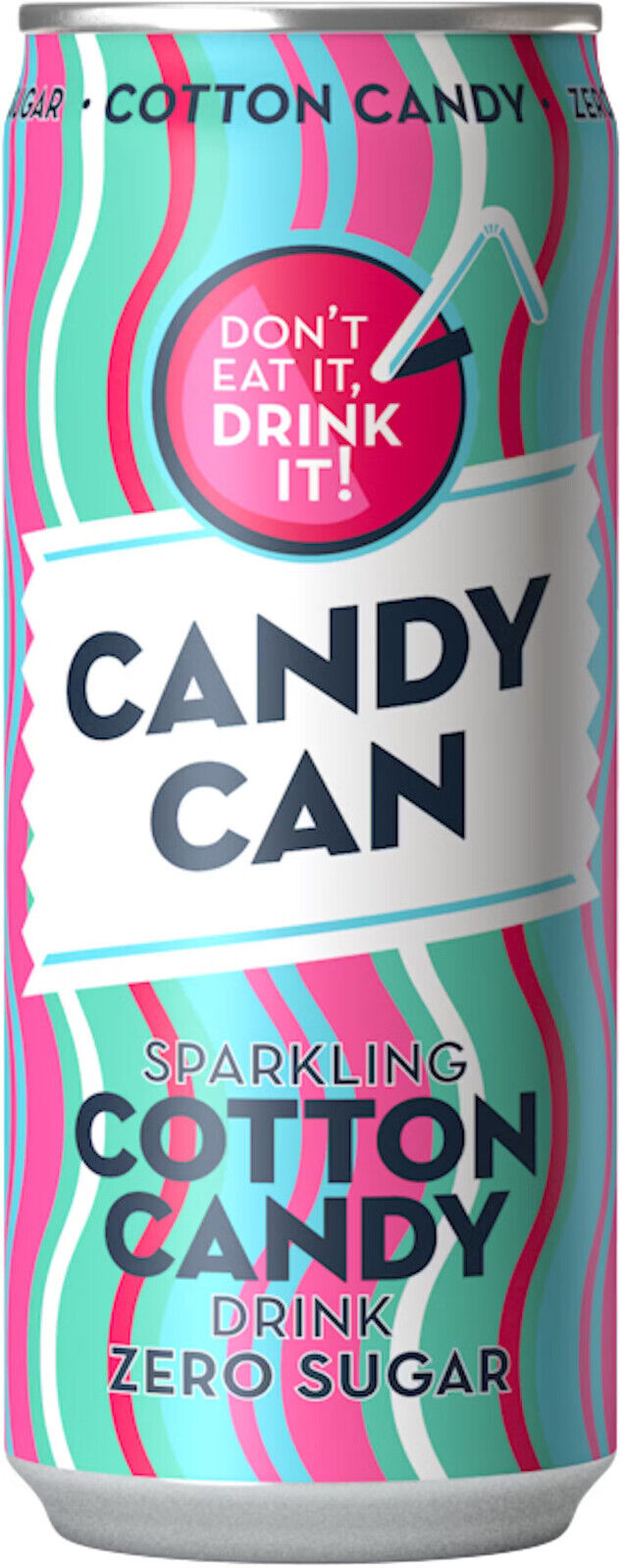 CANDY CAN Sparkling Drink Zero Sugar Novelty Party Flavors Colorful Cans 330ml