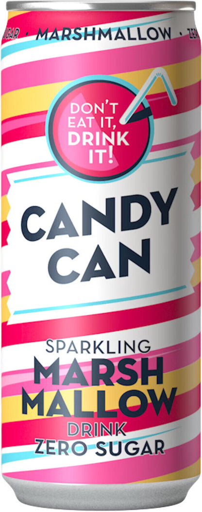 CANDY CAN Sparkling Drink Zero Sugar Novelty Party Flavors Colorful Cans 330ml