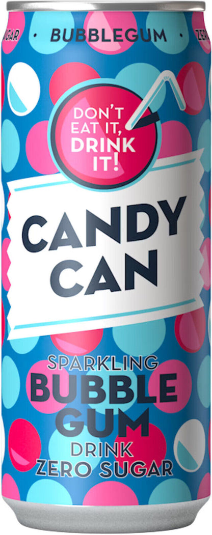 CANDY CAN Sparkling Drink Zero Sugar Novelty Party Flavors Colorful Cans 330ml