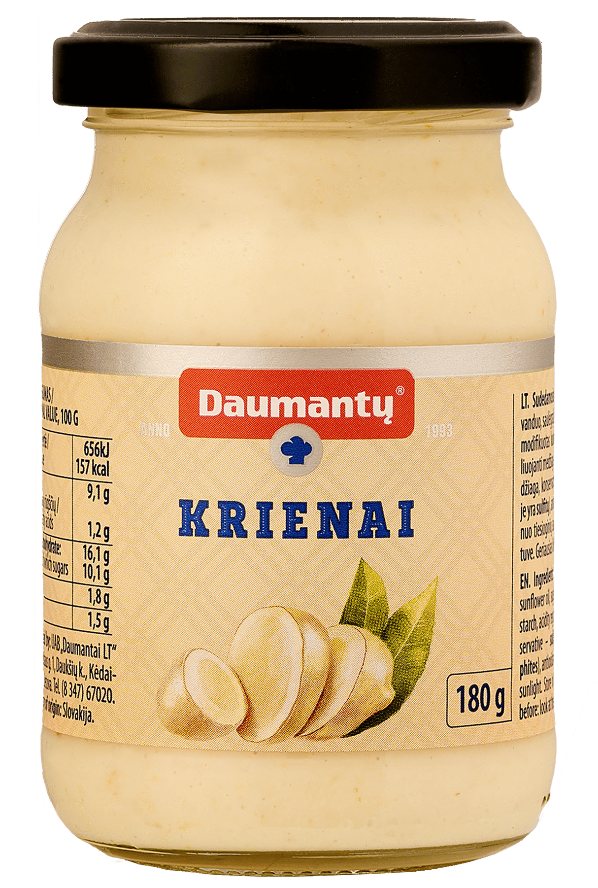 SUSLAVICIAUS Spicy Horseradish Cream 180g