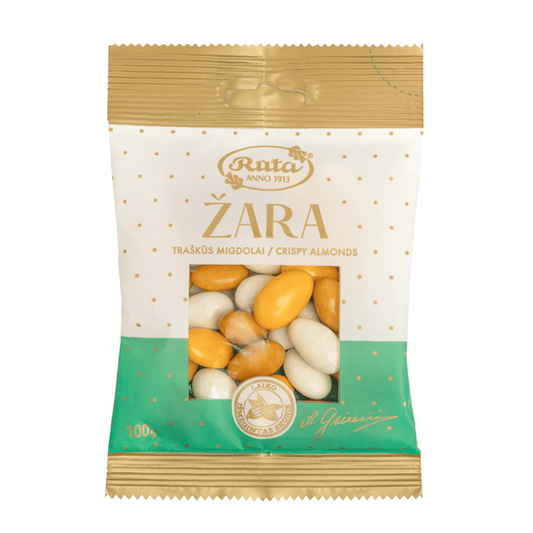 RŪTA Žara Crispy Sugar Coated Almonds Dragee 100g