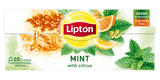 LIPTON CITRUS MINT Herbal Tea with Lemon & Orange Peels 12 x 26g
